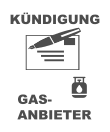 Musterbrief: Gasanbieter kündigen